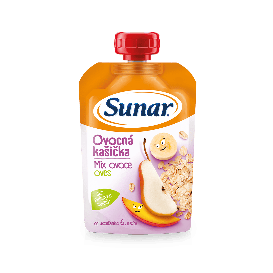 Ovocná kašička mix ovocia