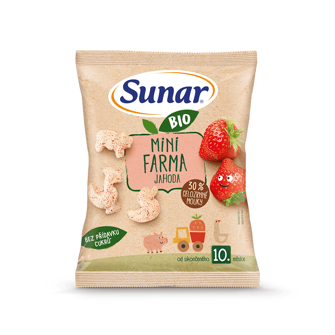 BIO chrumky mini farma jahoda