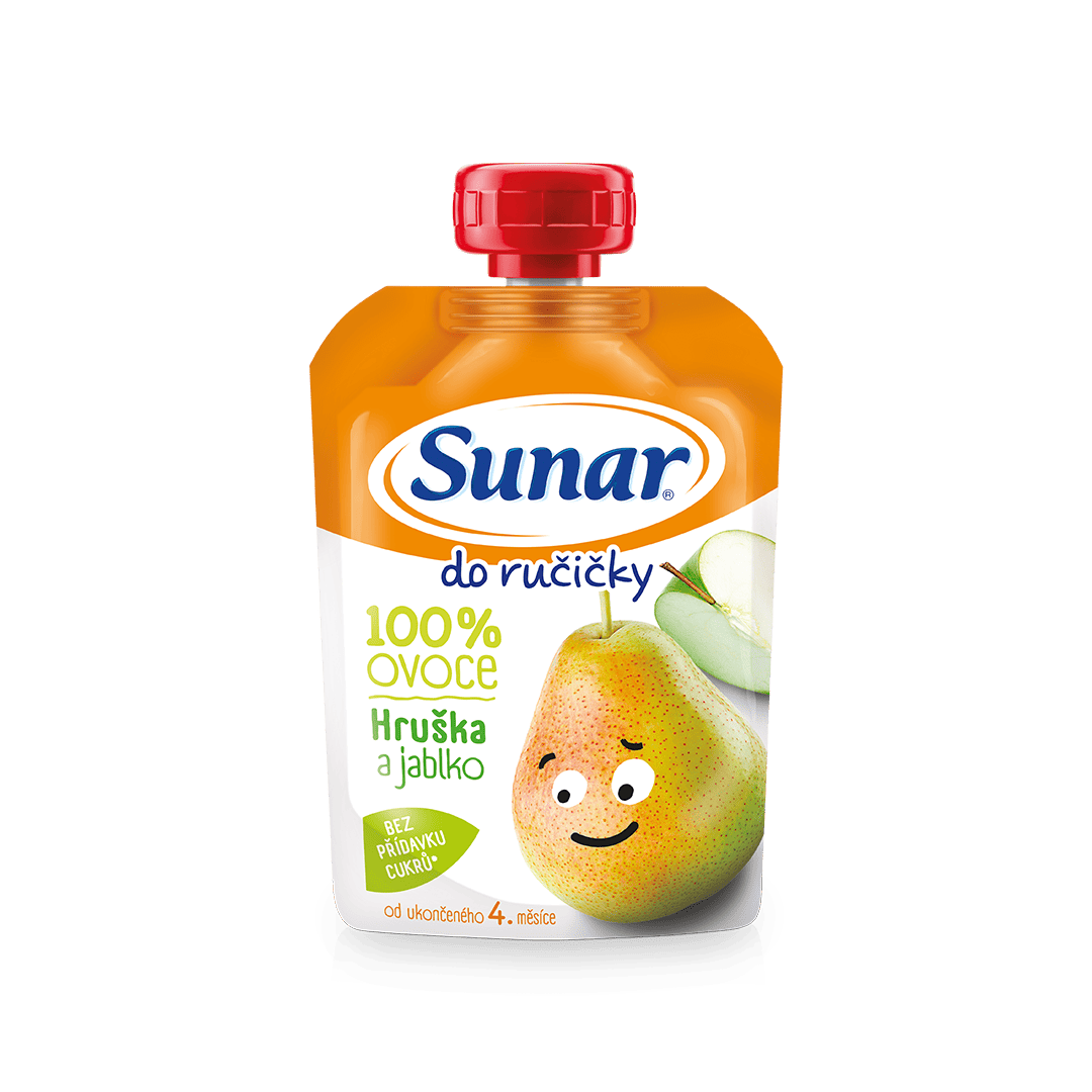 Do ručičky hruška a jablko