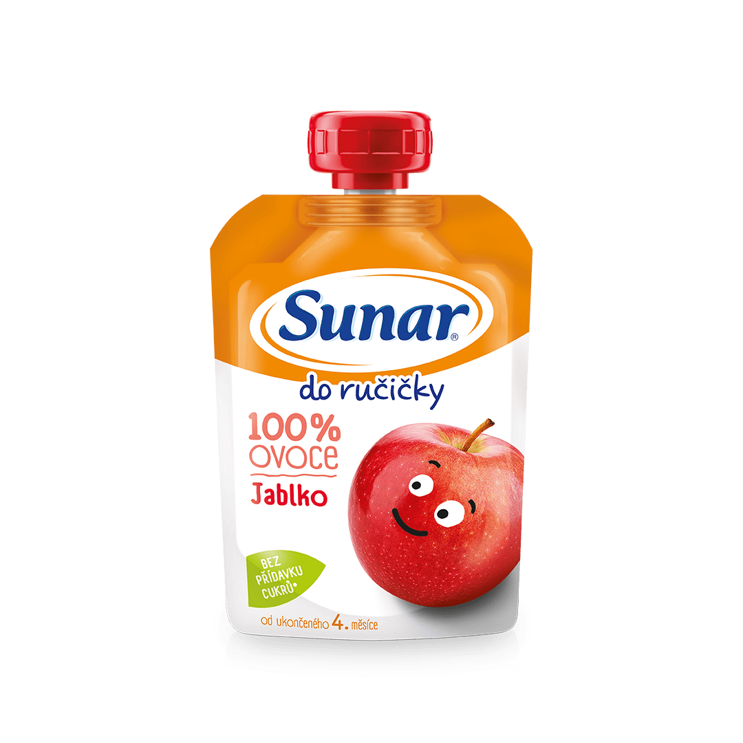 Ovocná kapsička Do ručičky jablko