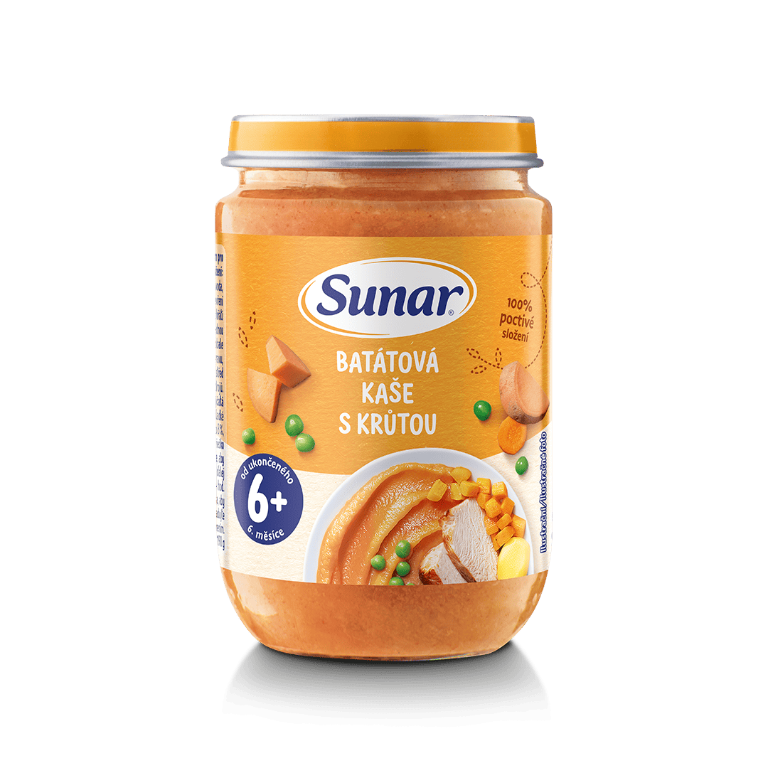 Batátová kaša s morkou