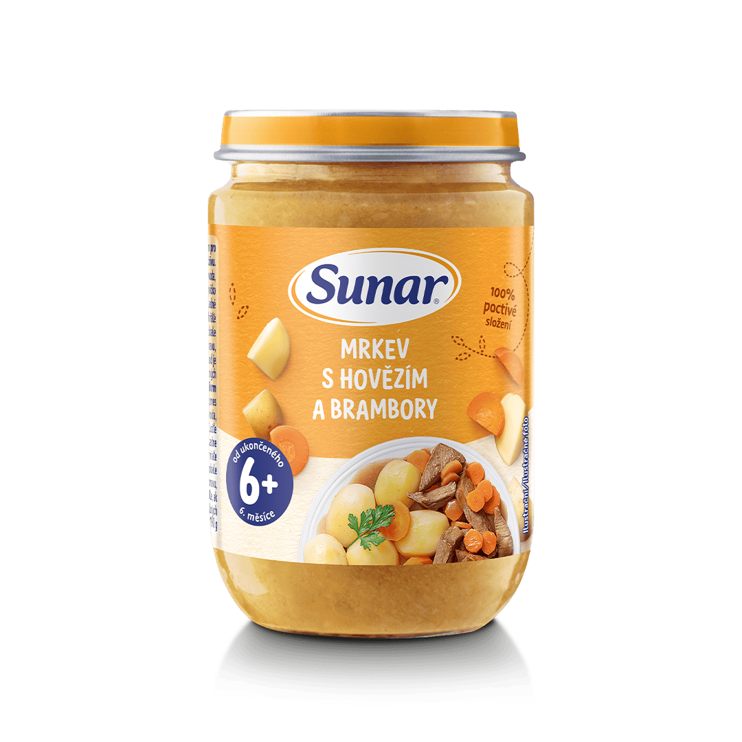 Mrkva s hovädzím a zemiakmi