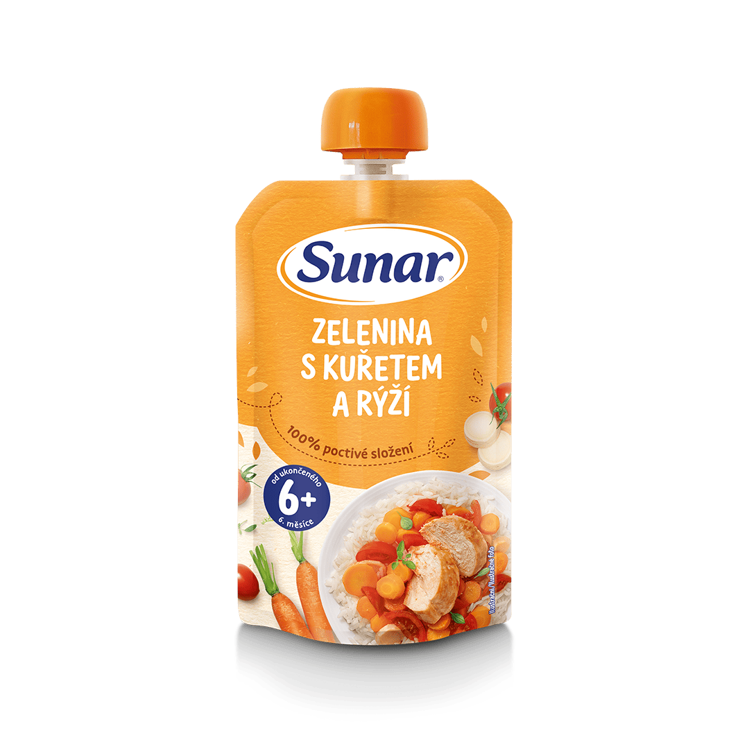 Zelenina s kuraťom a ryžou